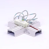 V-TAC fehér, 90mm X alakú toldó süllyeszthető lineáris LED lámpákhoz 16W természetes fehér - SKU 399