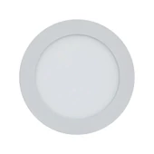 V-TAC süllyeszthető mennyezeti kerek LED panel 12W meleg fehér - SKU 4857