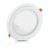18W LED Panel Downlight Glass - Round  4000K
