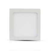 V-TAC falon kívüli mennyezeti szögletes LED panel 12W hideg fehér - SKU 4915