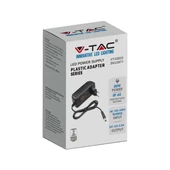 V-TAC fali műanyagházas IP44 LED tápegység 12V 30W 2.5A - SKU 2671