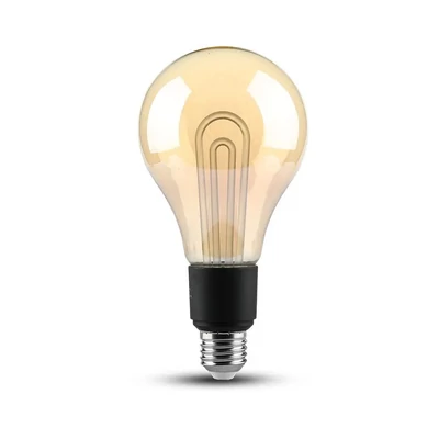 V-TAC 5W borostyán E27 meleg fehér filament LED égő - SKU 2748