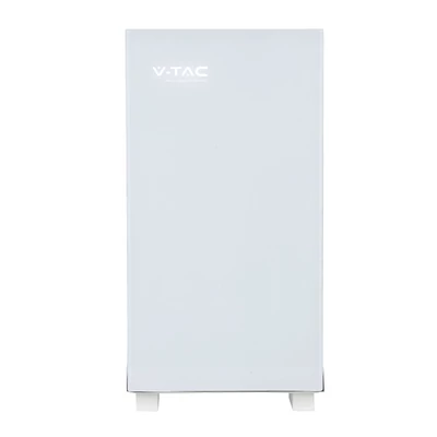 V-TAC 16.07kWh álló lítium akkumulátor, IP20, fehér - SKU 12334