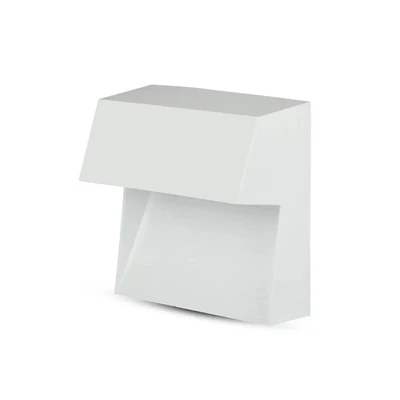 3W LED Step Light White Body Square 3000k