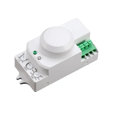 Microwave Sensor With Manual Override Function White