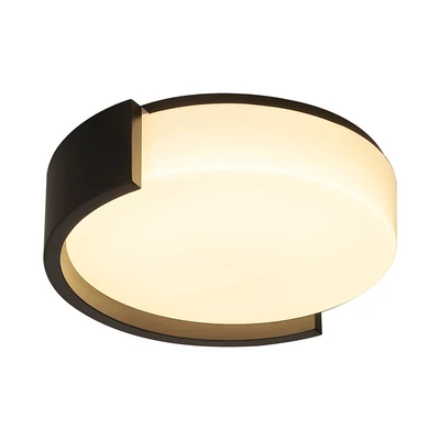 V-TAC okos dekoratív mennyezeti CCT LED lámpa, 48W, fekete színű, 450x120mm - SKU 24188