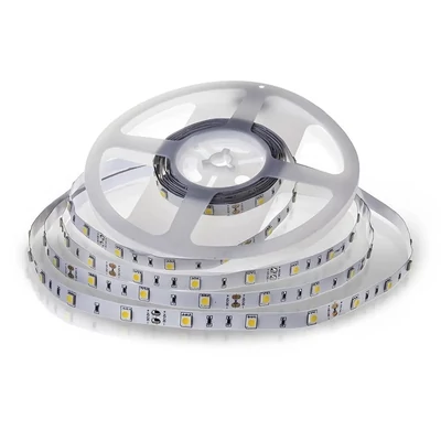 V-TAC LED szalag IP20 SMD 5050 chip 30 db/m hideg fehér - SKU 2133