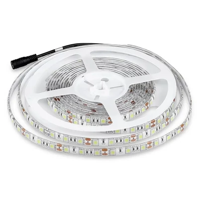 V-TAC LED szalag IP65 SMD 5050 chip 60 db/m hideg fehér - SKU 2148