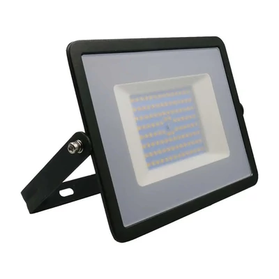 V-TAC E-széria LED reflektor 100W természetes fehér, fekete házzal - SKU 215965