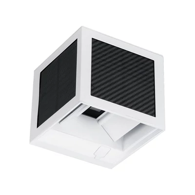 V-TAC 9W COB LED szolár fali fehér lámpa, szenzorral, állítható színhőmérséklettel - SKU 24295