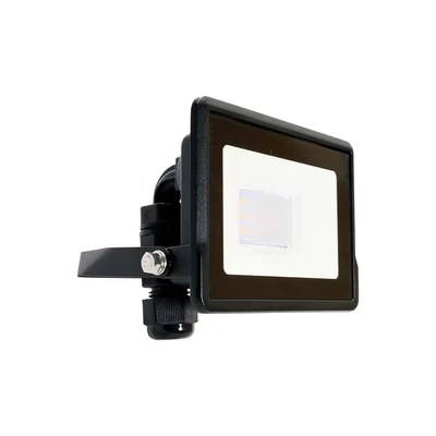 Smart WiFi 10W LED floodlight, RGB+CCT, black body