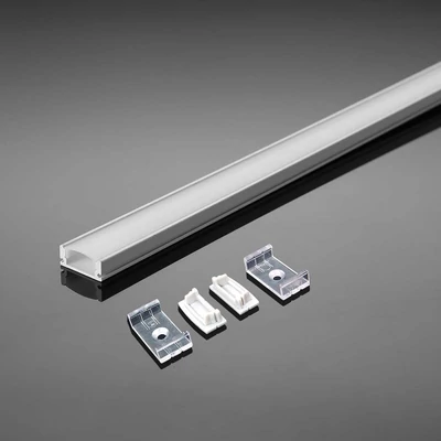 Led Strip Mounting Kit With Diffuser Aluminum 2000* 23.5*10MM White Housing