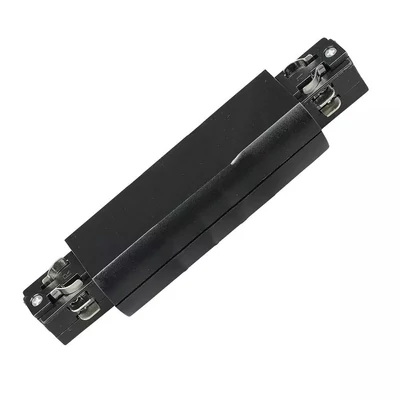 V-TAC egyenes tracklight sín csatlakozó, fekete - SKU 3523