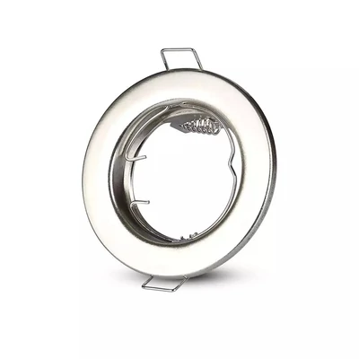 GU10 Round Spotlight Fitting Satin 2 pcs/box Ф80