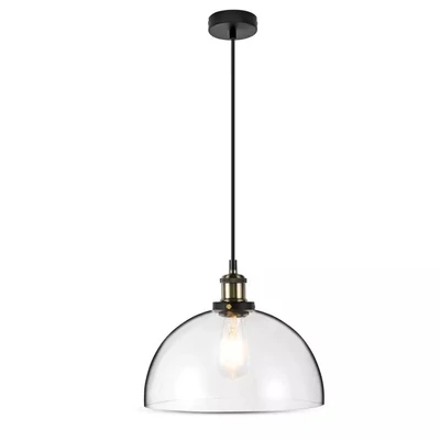 Vintage Glass Pendant Light Transparent ф200