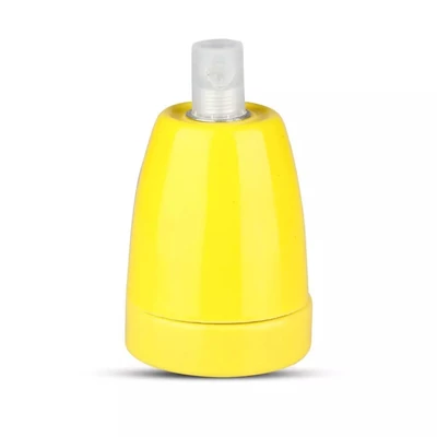 Porcelan Lamp Holder Fitting Yellow