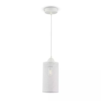 Pendant Light Matt White With White Canopy
