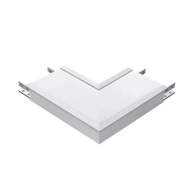 8W L Shape Connector Silver Body 4000K