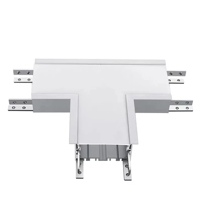 V-TAC fehér, 70mm T alakú toldó süllyeszthető lineáris LED lámpákhoz 14W természetes fehér - SKU 391
