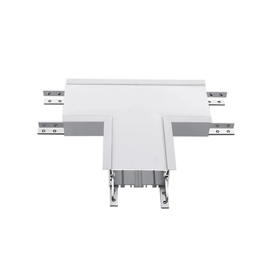 V-TAC ezüst, 70mm T alakú toldó süllyeszthető lineáris LED lámpákhoz 14W természetes fehér - SKU 392