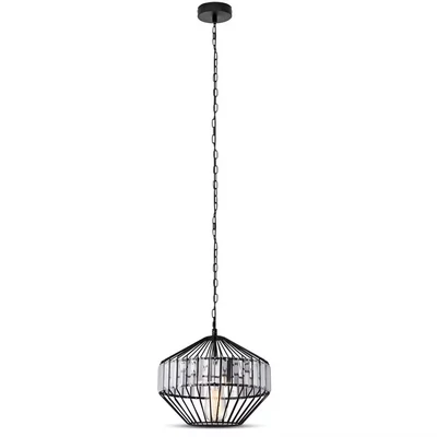 Pendant Light Metal W/Crystel Middle D330*300mm