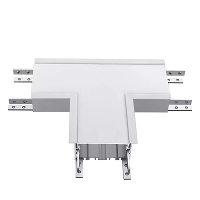 V-TAC fehér, 90mm T alakú toldó süllyeszthető lineáris LED lámpákhoz 14W természetes fehér - SKU 398