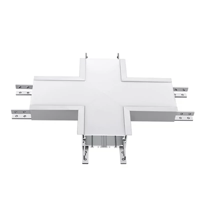 V-TAC fehér, 90mm X alakú toldó süllyeszthető lineáris LED lámpákhoz 16W természetes fehér - SKU 399
