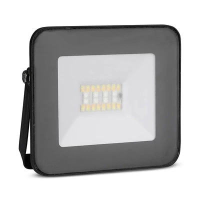 V-TAC 20W, fekete, bluetooth-os okos LED reflektor, RGB+CCT - SKU 5985