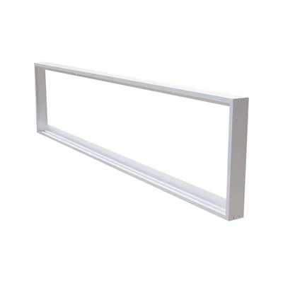 V-TAC mennyezetre szerelhető fehér DIY műanyag LED panel keret 120x30cm - SKU 6708