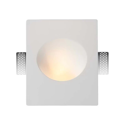 V-TAC beépíthető GU10 LED gipsz spotlámpa keret, egyes keret - SKU 6771