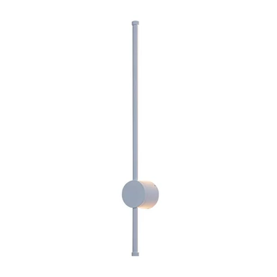 White 12W LED wall lamp, 3000K, IP65
