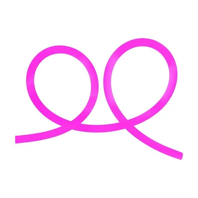 Tube LED Neon Flex, 12W/m, Pink, DC24V, 360°D