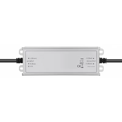 Slim fémházas IP67 LED tápegység 48V 150W 3A, gyorscsatlakozóval