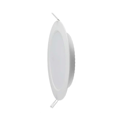 V-TAC PRO süllyeszthető, műanyag, kerek LED panel 12W, természetes fehér - SKU 78621
