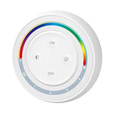 MiLight 4 zónás fali fény- és színhőmérséklet szabályzó RGB+CCT szalagokhoz - S2W+