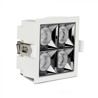 V-TAC süllyeszthető 12° mélysugárzó LED lámpa 16W meleg fehér - SKU 978