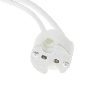 GU5.3-MR16 porcelán LED égő foglalat, 5 db/csomag - SKU 36265