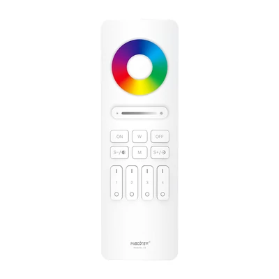 MiLight 4 zónás RGB+CCT fényerőszabályzó távirányító, fehér - C5-W