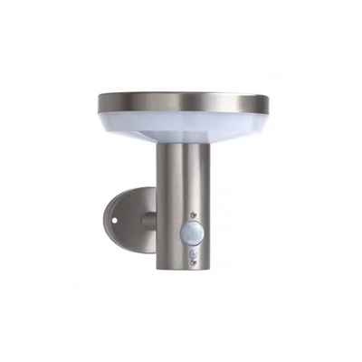 Napelemes LED fali lámpa mozgásérzékelővel, meleg fehér