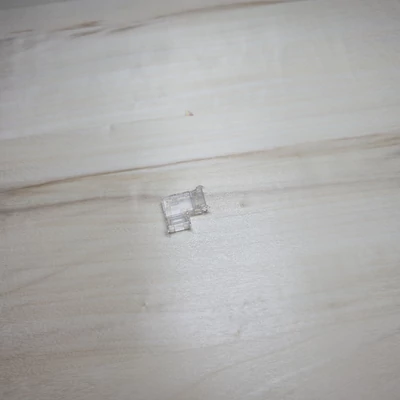 10mm egyszínű/2pin COB LED szalag saroktoldó csatlakozó