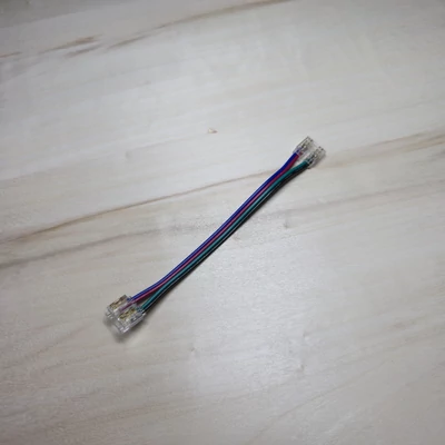 10mm RGB/4pin COB LED szalag flexibilis toldó csatlakozó