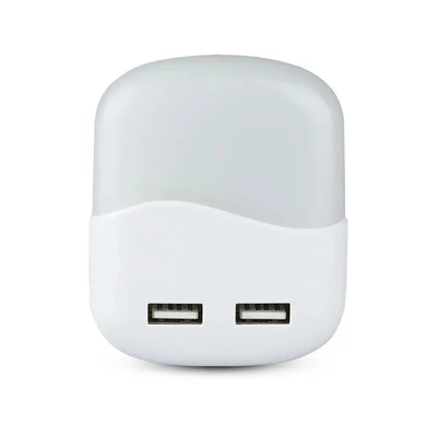 LED Night Light With USB Square 4000K