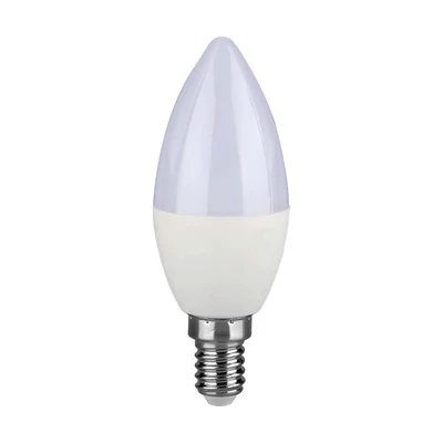 V-TAC 2.9W E14 hideg fehér C37 LED gyertya égő - SKU 2986