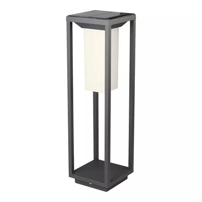 2W LED Solar BollarD Light SAMSUNG CHIP Grey Body 3000K