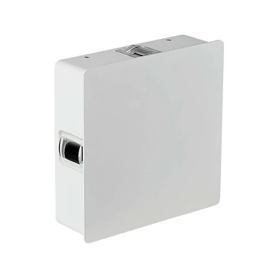 4W LED Wall Light White Body Square 3000K IP65