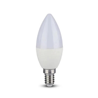 V-TAC 5.5W E14 meleg fehér CRI&gt;95 LED gyertya égő - SKU 7494