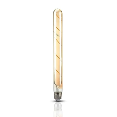 V-TAC 5W borostyán E27 meleg fehér filament LED égő - SKU 7142