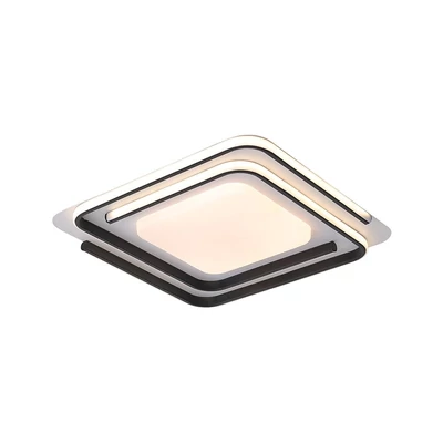 V-TAC 60W Dekoratív mennyezeti lámpa, fekete és fehér, fényerőszabályozható, CCT - SKU 24178