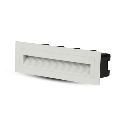 V-TAC 6W fehér LED lépcsővilágítás, IP54, meleg fehér - SKU 8352