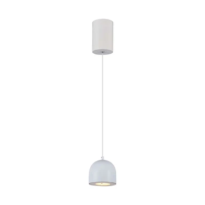 V-TAC 8.5W gömbcsillár, halványszürke, érintéssel vezérelhető, meleg fehér, 100 Lm/W - SKU 7995